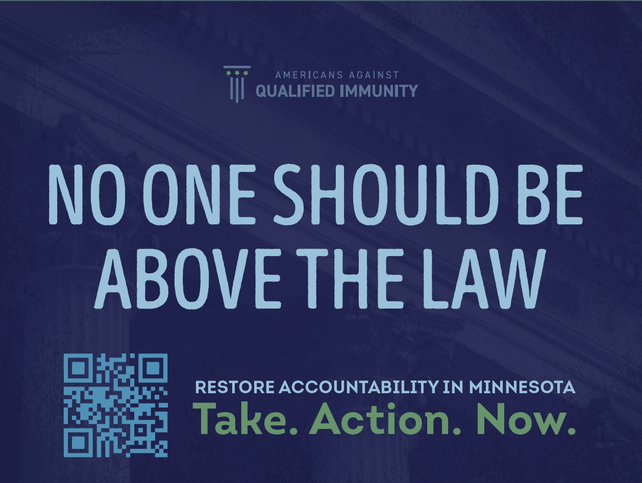 No One Should Be Above the Law yard sign